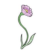 cartoon flower N457