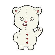 cute cartoon polar bear N76