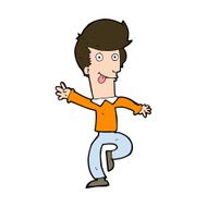 Cartoon Man Dancing N14