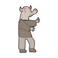 Cartoon Werewolf N38