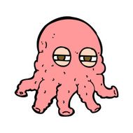 Cartoon Alien Face N23