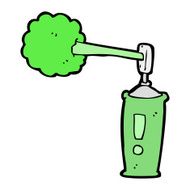 cartoon spray can N98