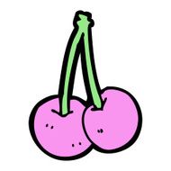 cartoon cherries N34
