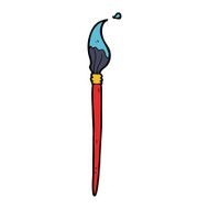 cartoon artist's brush N32