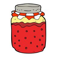 Cartoon Jam Jar N17
