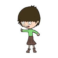 cartoon woman stressing out N22