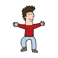 cartoon stressed out man N26