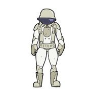 Cartoon Astronaut N148