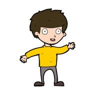 cartoon happy boy N265