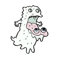cartoon gross ghost N56