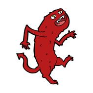 Cartoon monster N118