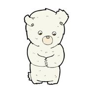 cute cartoon polar bear N80