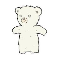 cute cartoon polar bear N81