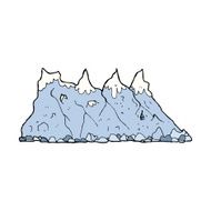 Cartoon Mountain Range N15