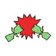 cartoon christmas cracker N49