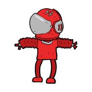 Cartoon Astronaut N149