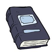 cartoon old book N21