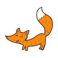 Cartoon little fox N41