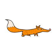 Cartoon little fox N42