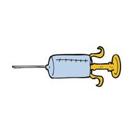cartoon old needle N11