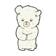 cute cartoon polar bear N83