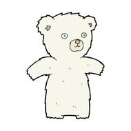 cute cartoon polar bear N85