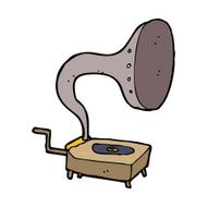 cartoon gramophone N11