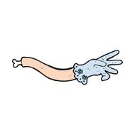 cartoon spooky victorian arm reaching N11