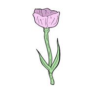 cartoon flower N464