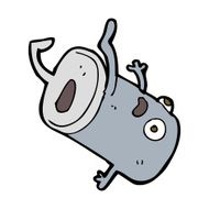 cartoon old drinks can N10