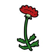 cartoon flower N465