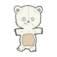 cute cartoon polar bear N86