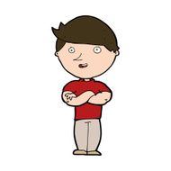 cartoon happy man N524