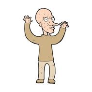 cartoon mean man N23