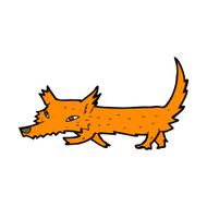 Cartoon little fox N43