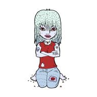 Cartoon Vampire Girl N261