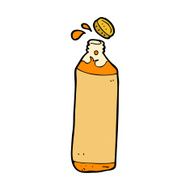 Cartoon Juice Bottle N25