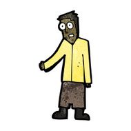 cartoon man gesturing N37