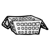 Cartoon Shopping Basket N3