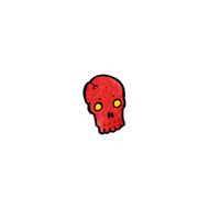cartoon tiny skull
