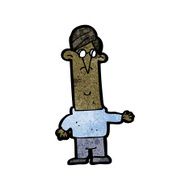 cartoon nerdy office guy N2