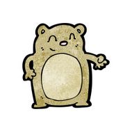 cartoon teddy bear N192
