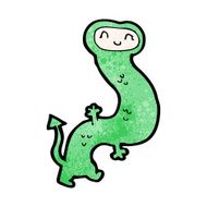 cartoon weird alien monster N12