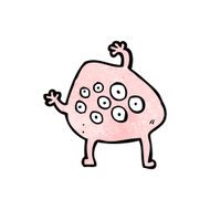weird spooky monster cartoon N5