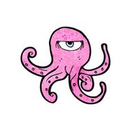 cartoon octopus alien N2