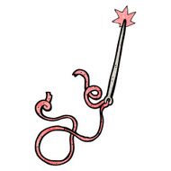 needle and thread cartoon N4