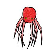 cartoon skull spider N4