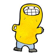 cartoon boy in hooded top N21