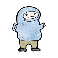 cartoon boy in hooded top N23