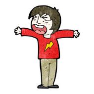 cartoon shouting man N32